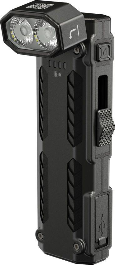 Nitecore EDC09 Swivel Head Flashlight Black Rechargeable