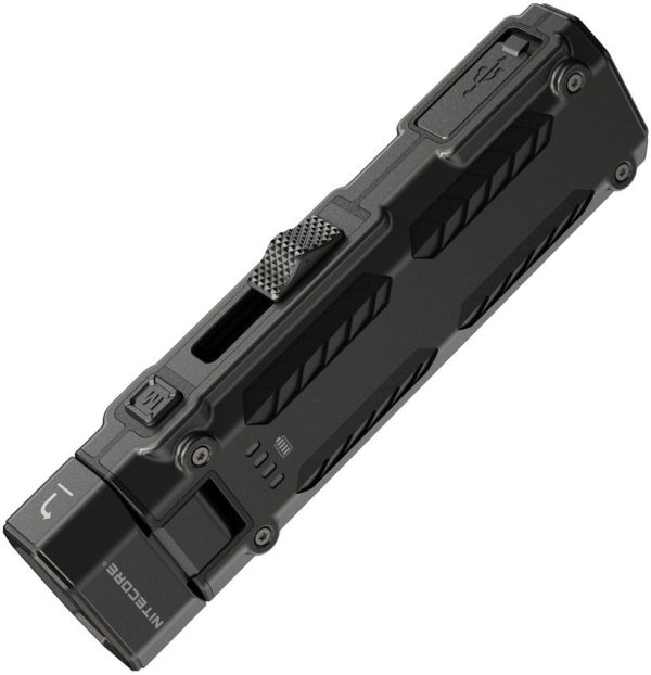 Nitecore EDC09 Swivel Head Flashlight Black Rechargeable