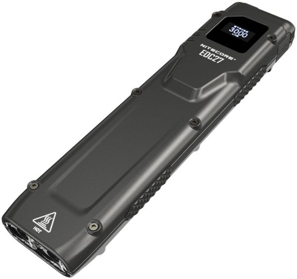 Nitecore EDC27 Ultra Slim Black Rechargeable Flashlight Clip