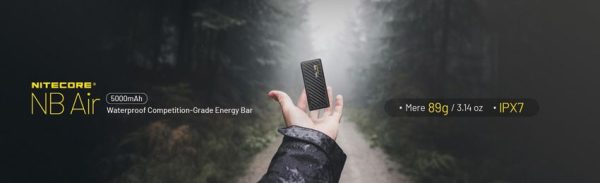 Nitecore NB Air Ultra Light 5000mAh Power Bank Carbon Fiber