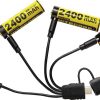 Nitecore NH2400 Rechargeable Battery - 4 Pack