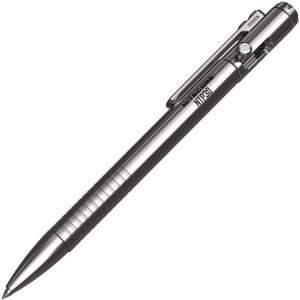 Nitecore Bolt Action Tactical Pen Titanium Pocket Clip EDC