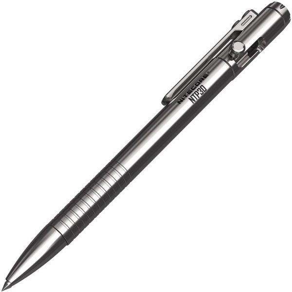 Nitecore Bolt Action Tactical Pen Titanium Pocket Clip EDC