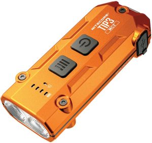 Nitecore TIP 3 Keychain Light Orange - USB-C Rechargeable
