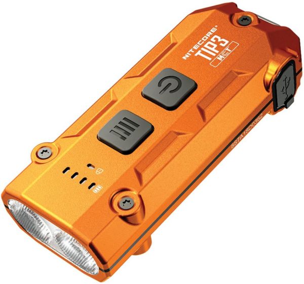 Nitecore TIP 3 Keychain Light Orange - USB-C Rechargeable