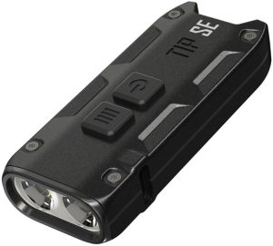 Nitecore TIP SE Keychain Light Black - Dual Switch Design