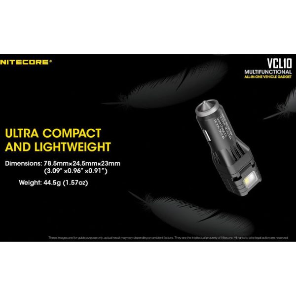 Nitecore Multifunction Vehicle Charger - USB QC