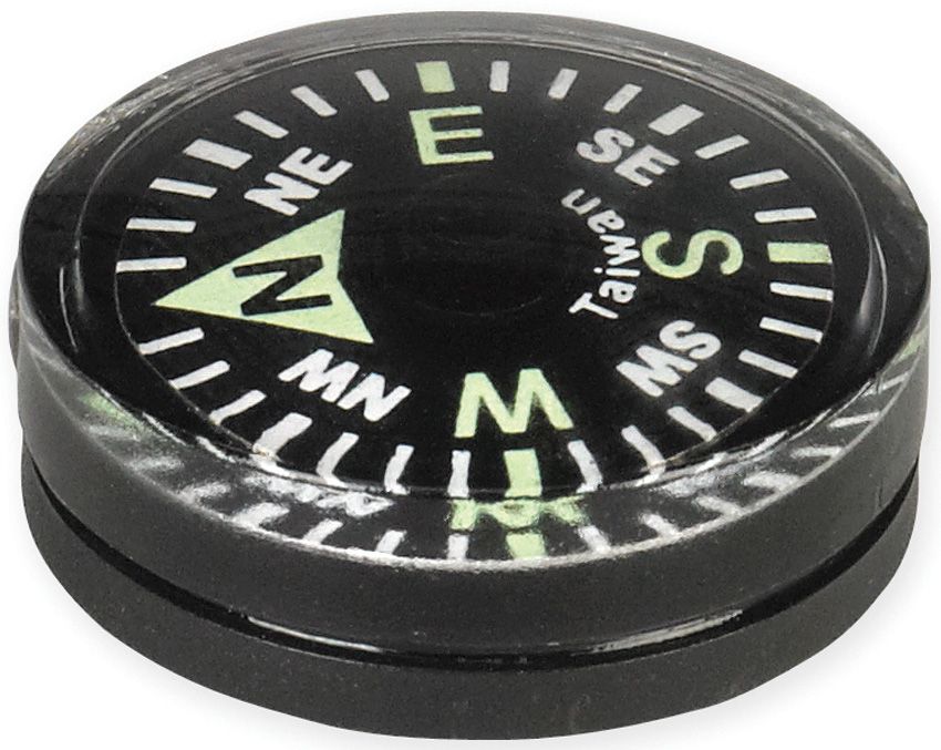 Ndur Button Compass 0.75" Liquid Filled Water Resistant