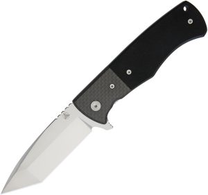 Nemesis MPR-2T Linerlock Folding Knife VG-10 Tanto Black G10