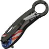 National Hot Rod Association Flag Linerlock A/O Black