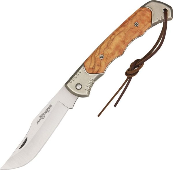 Nieto Navaja Linea Campaña Folding Knife Olive Wood Spanish