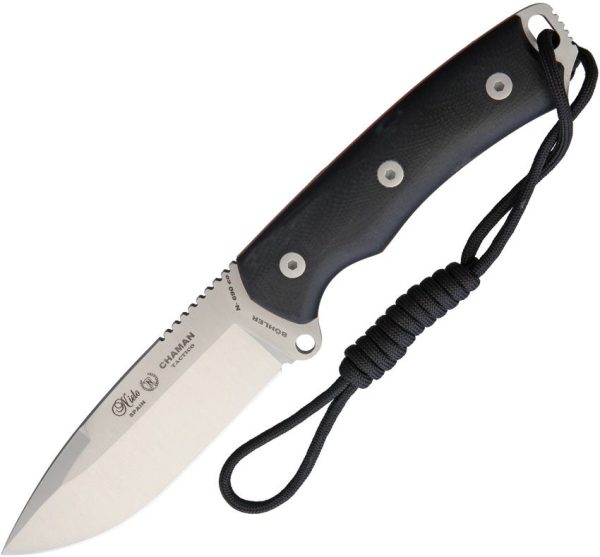 Nieto Chaman Tactical Black Micarta N690