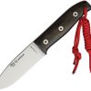 Nieto Bosque Fixed Blade N695 Stainless Grenadill Wood Knife