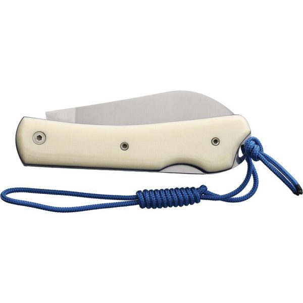 Nieto Poseidon Lockback Folding Knife N690 White Micarta