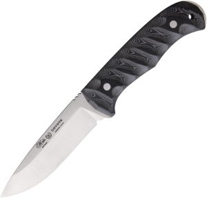 Nieto Coyote Fixed Blade 6in Satin 1.4116 Black Micarta