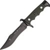 Nieto Combat Fixed Blade OD Green 4.5" Sawback Stainless