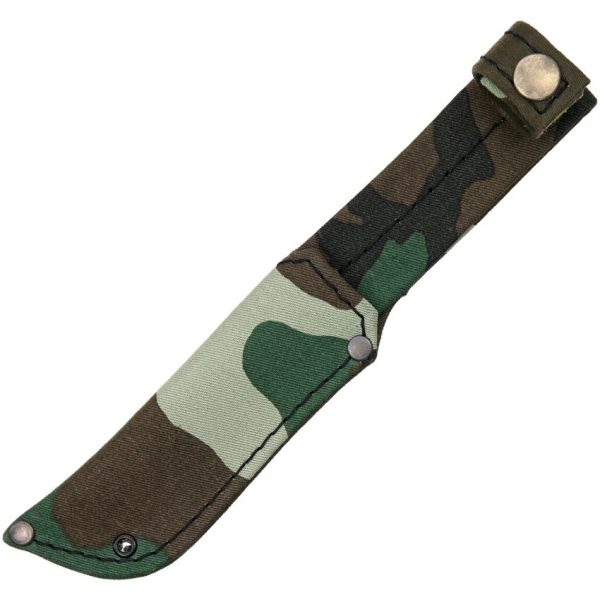 Nieto Combat Fixed Blade OD Green 4.5" Sawback Stainless