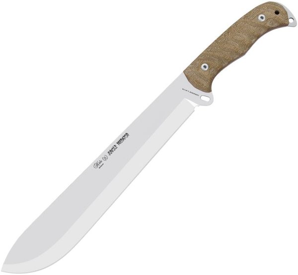 Nieto Jungle Predator Sand Micarta Fixed Blade Knife 1.4116