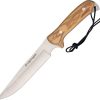 Nieto Cuchillo Linea Roadrunner Fixed Blade Knife Olive Wood
