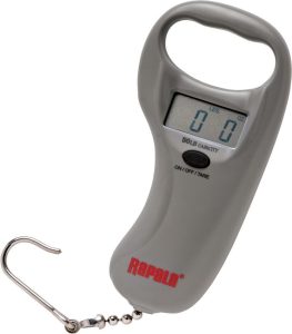 Rapala Sportsmans Digital Scale 50lb Fish Weighing Tool Gray