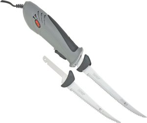 NK08669.jpg Rapala Deluxe Electric Fillet Set 6" 7.5" Blade Stainless Steel