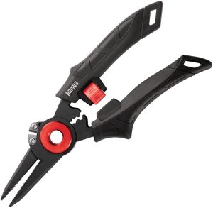 Rapala Elite Pliers 8" Black Cerakote Multi Tool with Sheath