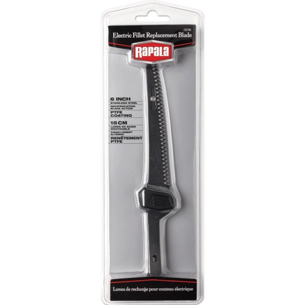 Rapala Electric Fillet Blade 6 Inch Serrated