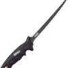 Rapala Stealth FXF 8" Fillet Fixed Blade Knife Black Cerakote
