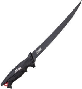 Rapala Stealth FXF Fillet 10" Fixed Blade Knife Black Cerakote