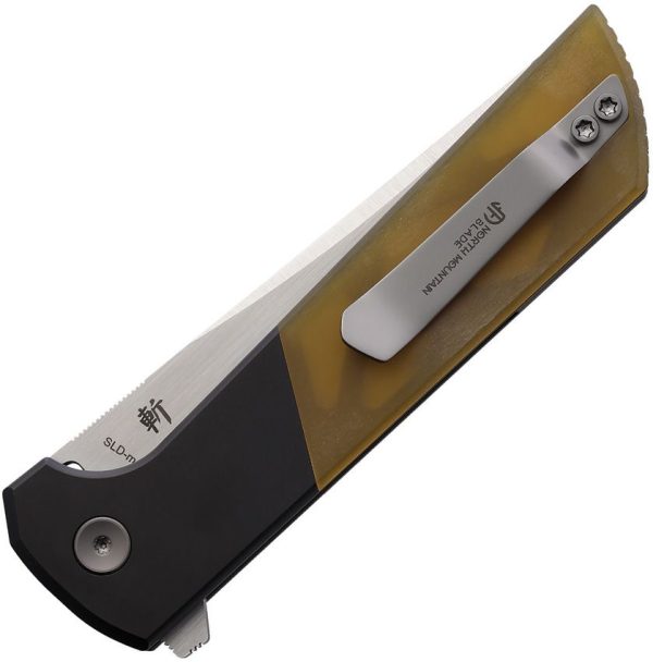 North Mountain Blade Chop2 Button Lock Folding Knife Copper Tanto