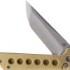 North Mountain Blade Chop 2 Button Lock Folding Knife Bronze Tanto