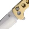 North Mountain Blade Chop 2 Button Lock Folding Knife Bronze Tanto