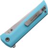 North Mountain Blade Chop 2 Button Lock Folding Knife Sky Blue