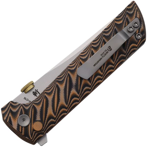 North Mountain Blade Chop 2 Button Lock Snake G10
