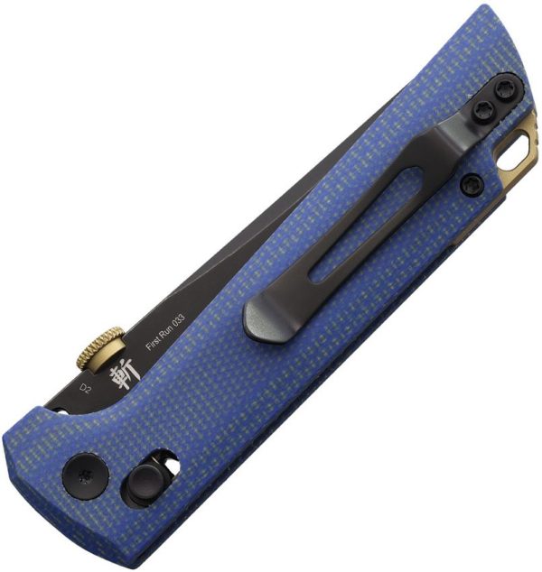North Mountain Blade Chop 2 Crossbar Lock Blue Canvas