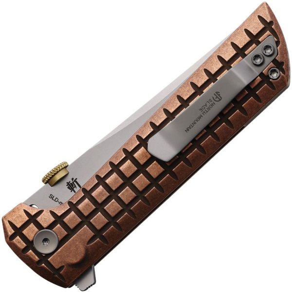North Mountain Blade Chop 2 Button Lock Copper Handle