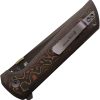 North Mountain Blade Chop 2 Button Lock Copper Carbon Fiber