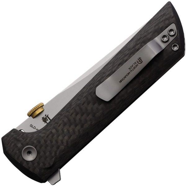 North Mountain Blade Chop 2 Button Lock Carbon Fiber Folding Knife