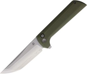 North Mountain Blade Chop 2 Green G10 Folding Knife 3.5"
