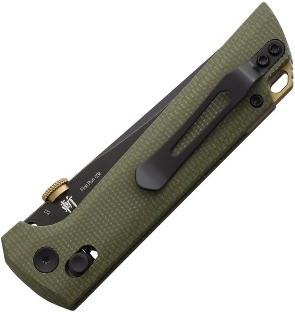 North Mountain Blade Chop 2 Crossbar Lock Green Canvas