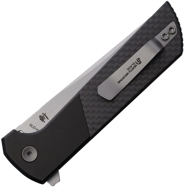 NMB2407CF5_add_01.jpg North Mountain Blade Chop 2 Button Lock Folding Knife Carbon Fiber