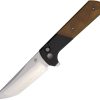 North Mountain Blade Chop 2 Button Lock Folding Knife PEI Amber