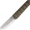North Mountain Blade Kick Stop Chop Linerlock Folding Knife Khaki