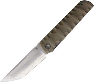 NMB2411BR.jpg North Mountain Blade Kick Stop Chop Linerlock Folding Knife Khaki
