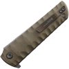 North Mountain Blade Kick Stop Chop Linerlock Folding Knife Khaki