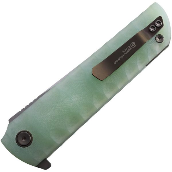 North Mountain Blade Kick Stop Chop Jade Folding Knife SLD-Magic