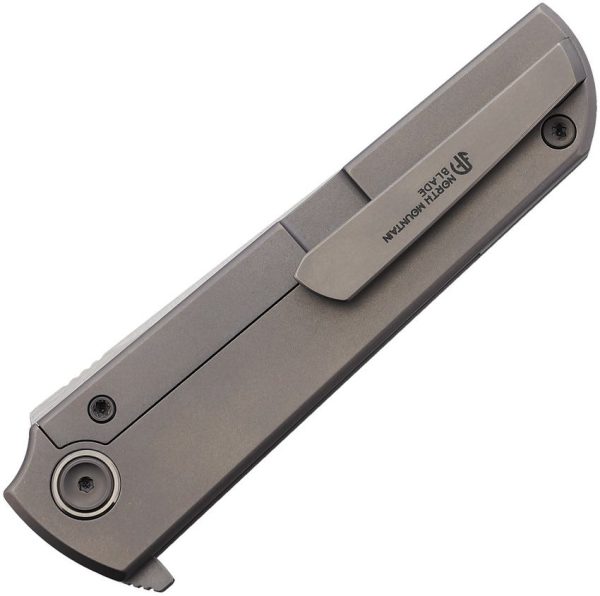 North Mountain Blade Lee Kick Stop Framelock Folding Knife ZDP-189