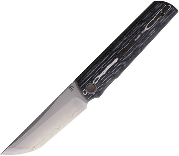 North Mountain Blade Chop 4 Linerlock Blue Purple CF