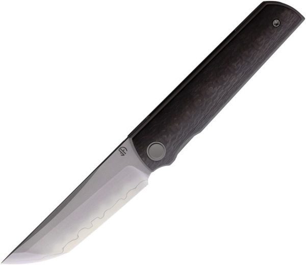 North Mountain Blade Chop 4 Linerlock Tanto Folding Knife 3K Carbon Fiber