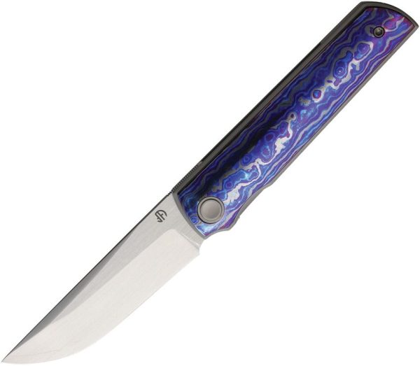 North Mountain Blade Chop 4 Linerlock Timascus